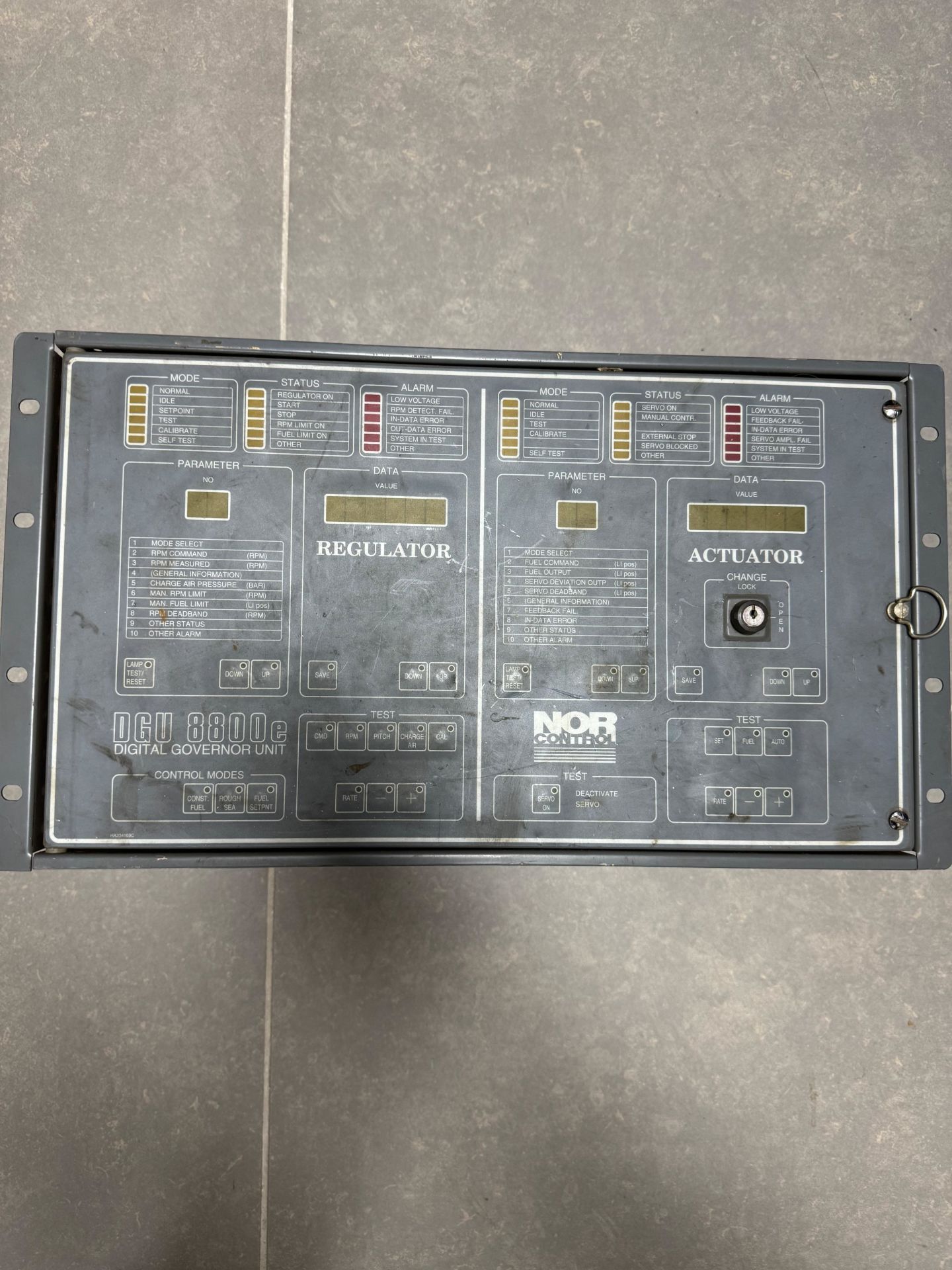 KONGSBERG / NORCONTROL DGU 8800E DIGITAL GOVERNOR UNIT COMPLETE 8200177