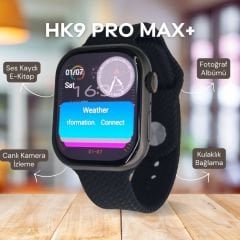 Hk9 Pro Max Plus Akıllı Saat Gümüş