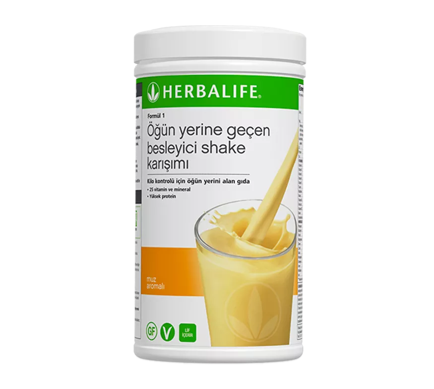 Formül 1 Muz Aromalı Shake Karışımı