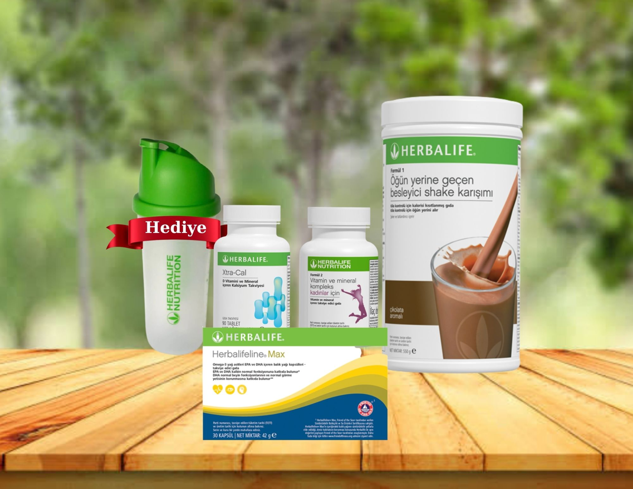 Herbalife Yukarı Kilo Kontrol Etkili Set (Kadın)