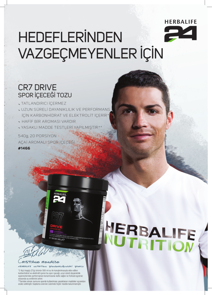 Cr7 Drive Açai Aromalı 540 G