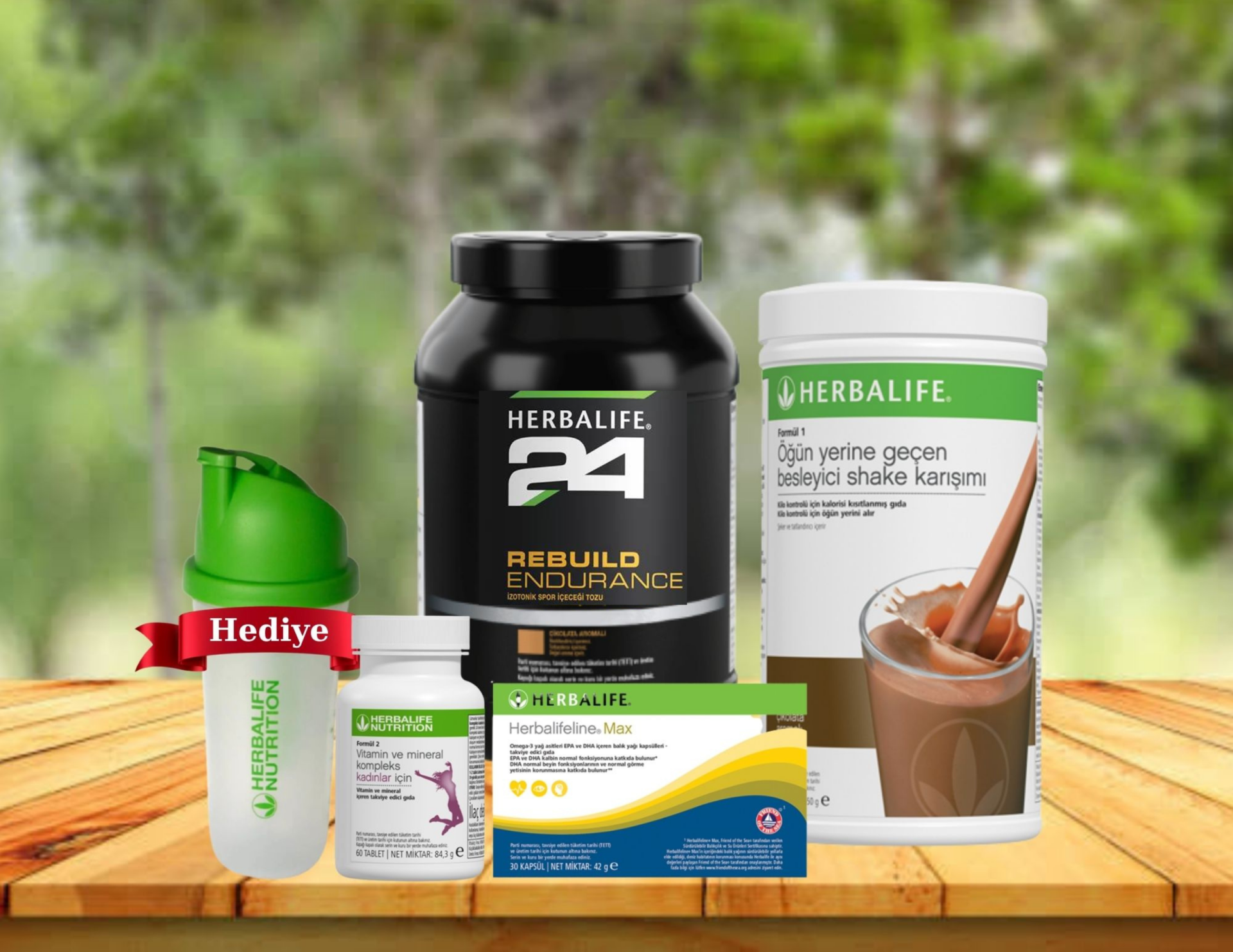 Herbalife Yukarı Kilo Kontrol Kararlı Set (Kadın)
