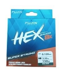 Fujin Hex 8X 150Mt. Moss green Pe Line 0.12mm