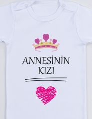 Annesinin Kızı Baskılı Bebek Body