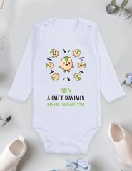 Ben Dayımın Fıstık Yeğeniyim Baskılı Bebek Body