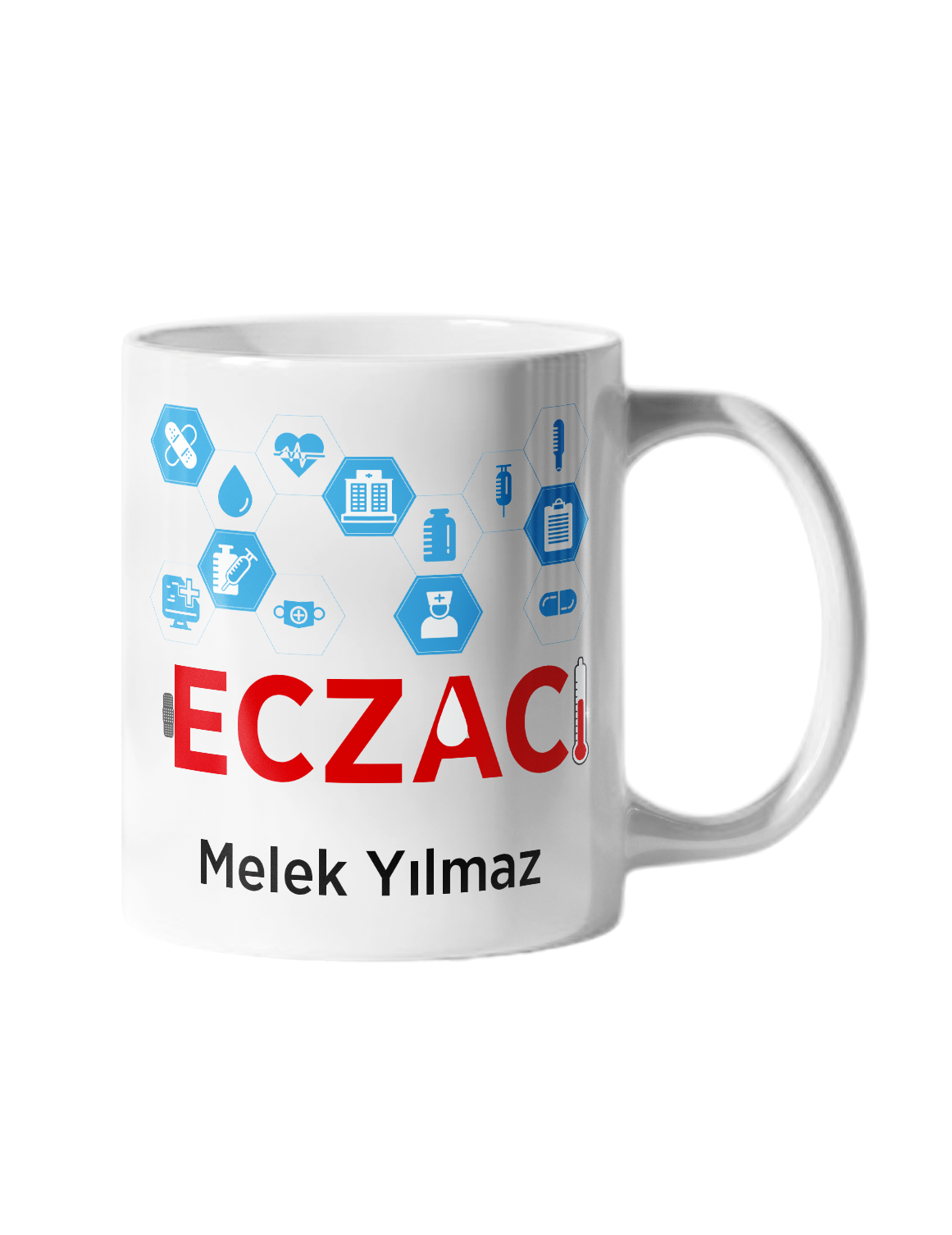 Eczacı ve İsim Baskılı Kupa Bardak