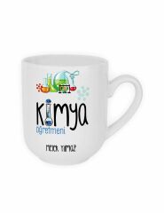 Kimya Öğretmeni ve İsim Baskılı Kupa Bardak