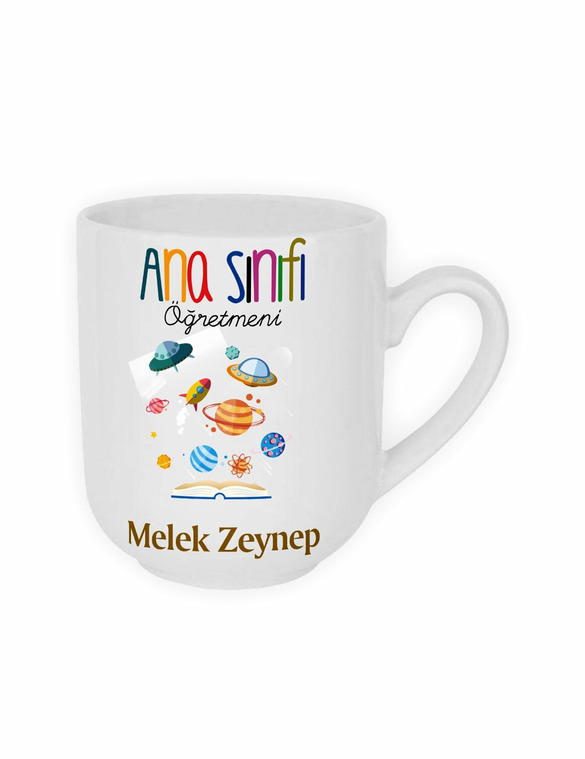 Ana Sınıfı Öğretmeni ve İsim Baskılı Kupa Bardak