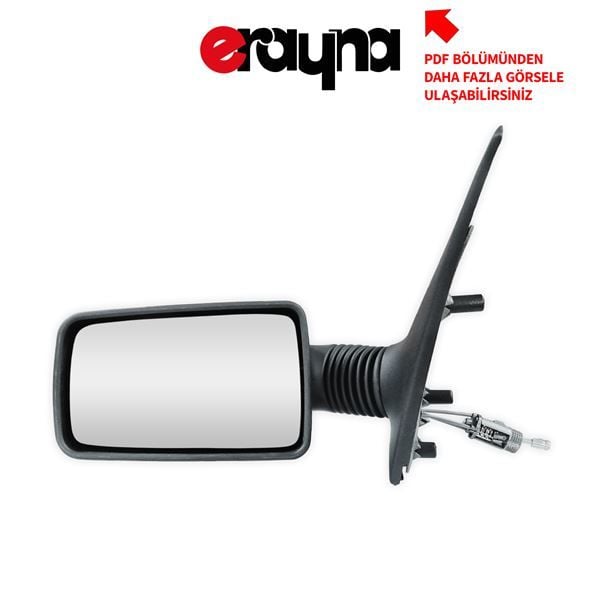 ERAYNA A-1010 DIŞ DİKİZ AYNASI MEKANİK SOL TEMPRA-TİPO 88-95 VM-153R 7600310