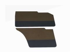 ÖZİŞ TF01012506 131 DOĞAN KAPI DÖŞEMESİ İÇ PANELLERİ EM ÇİZGİLİ KUMAŞ KAHVE 4 KAPI TAKIM