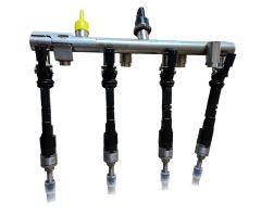 ORJINAL 175220286R ENJEKTOR RAMPASI + ENJEKTORLER + RAIL MUSURU DUSTER XJD MEGANE IV KADJAR 1.3 TCE 166001525R-175200298R