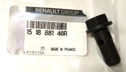 TURBO YAĞLAMA CİVATASI MEGANE II III FLUENCE LAGUNA III KADJAR DUSTER LOGAN 151888146R