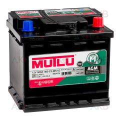 MUTLU  AKÜ 12 V 50 AMPER AH 560 EN AGM STAR STOPLU