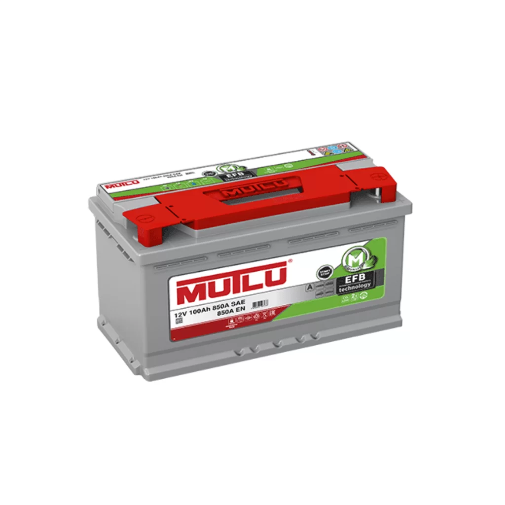 MUTLU  AKÜ 12 V 100 AMPER AH 850 A EFB STAR STOP