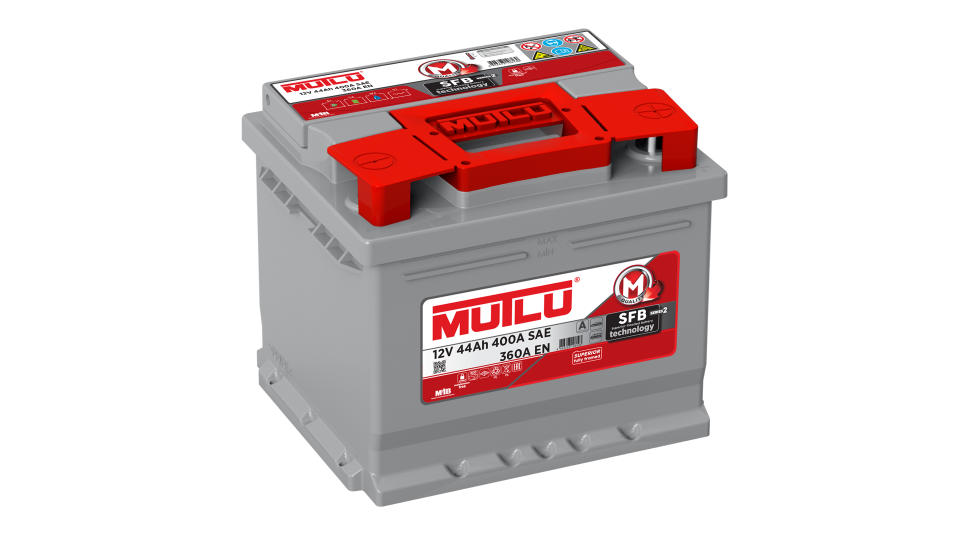 MUTLU  AKÜ 12 V 44AH 400 A SFB