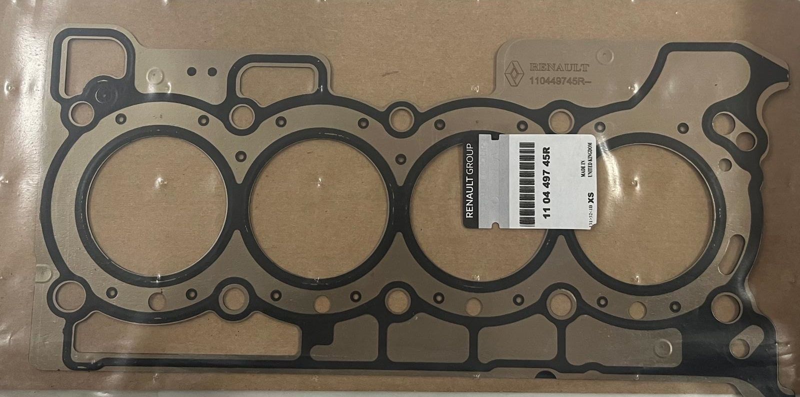 ORJINAL 110449745R SİLİNDİR KAPAK CONTASI RENAULT CAPTUR 13> CLIO IV 12> MEGANE IV 16> DUSTER 14> DOKKER 12> JUKE 10>  PULSAR 14> QASHQAI II 13> 1.2 TCE H5F