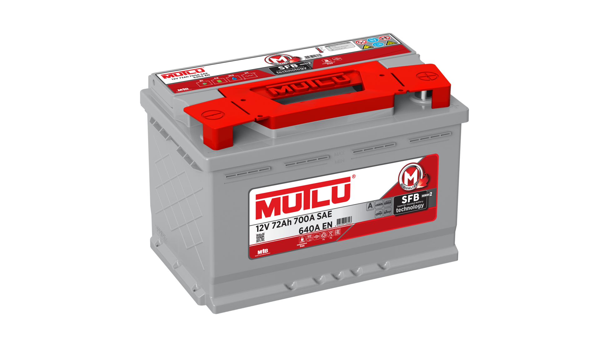 MUTLU  AKÜ 12 V 72 AMPER AH 700 A SFB KAMİNA