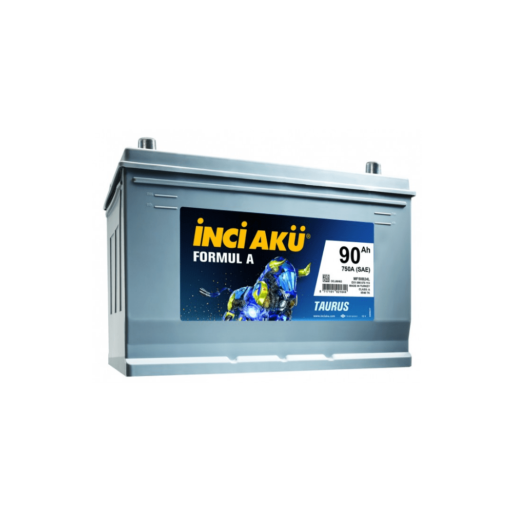 İNCİ AKÜ 90 AMPER 750 EX FORMULA A TAURUS