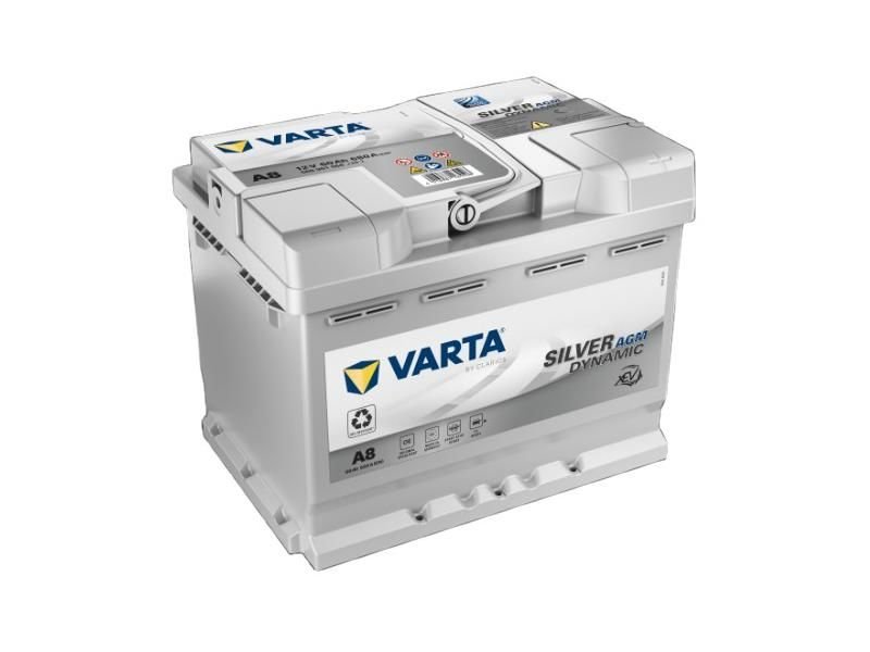 VARTA AKÜ 60 AMPER AGM SARSTOP 680A D52  BLUE DYNAMİC