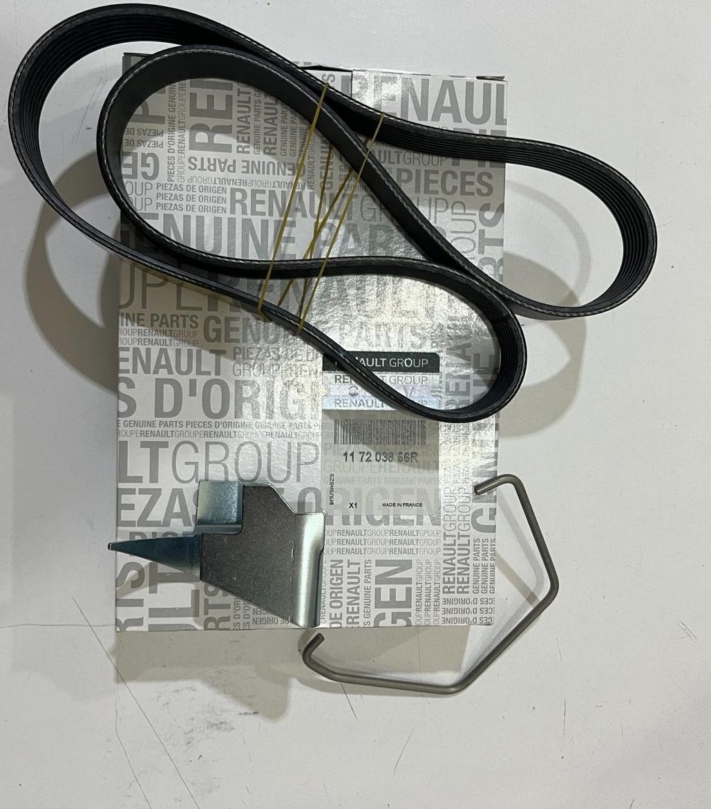 MAİS 117203866R  ALTERNATÖR V KAYIŞI + GERGİ APARATI KİTİ MEGANE IV 15>DOKKER 12> DUSTER 10> 1.6SCe CLIO V 23> CAPTUR II 23> 1.6E TECH H4M 7PK1051S-117203168R