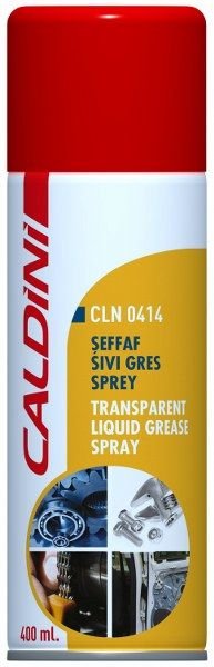 CALDINI CLN-00414   ŞEFFAF SIVI GRES SPREYİ 400 ml.