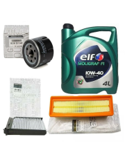 ORJINAL 7715130195 Clio 3-III Modus Yağ Bakım Seti 1.2 16V D4F (2003-2012)(Motor Yağı+Yağ +Hava+Polen Filtre)
