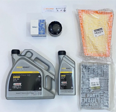 FLUENCE BAKIM SETİ 1.5 dci CASTROL 5LT 5W30 4 LÜ SET2010>2017