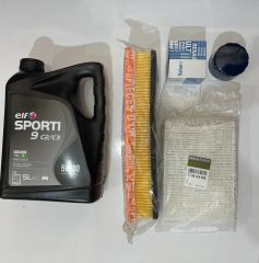 ORJINAL 7715151511 BAKIM SETİ CLIO KANGO 1.5 EFL 5LT 5W30 YAĞ 4LÜ SET