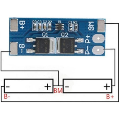 Lityum Batarya Koruma 18650 Li-ion LiPo