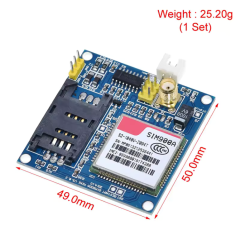 Mini SIM900A GSM GPRS Modül ve C83 Anten