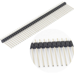 1x40 Pin 2.54 mm 180 Derece Erkek Header