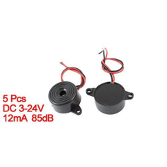 3-24V Devre Uyumlu 40mm Siyah Buzzer