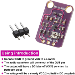MAX4466 Elektret Mikrofon Modülü