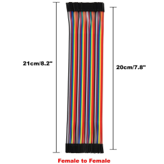 Dişi - Dişi Jumper Cable 20 cm 40 Pin