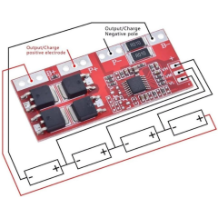 4S 30A 14.8V Lityum 18650 BMS Batarya Pil Şarj Devresi
