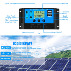 Akıllı Güneş Paneli Şarj Kontrol Cihazı Regülatörü -20A-30A