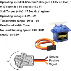 SG90 Mikro Servo Motor 9 Gr.