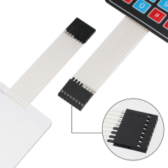 4x4 Membran Keypad Buton Matrix Takımı