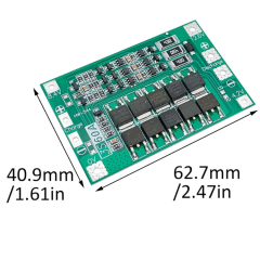 3-60A BMS Modülü Lityum Pil Şarj Koruma Kartı