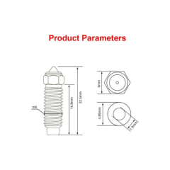 Elegoo Neptune 4 & 4 Pro Uyumlu CSA Nozzle