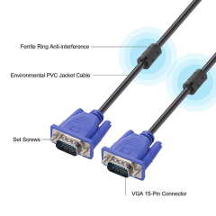 VGA Kablo - LCD Monitör ve Projeksiyon 1.5m
