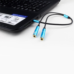 Stereo 3.5mm Kulaklık ve Mikrofon Çoklayıcı Kablo