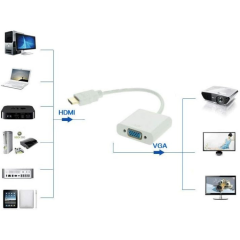AL-4547 HDMI to VGA Dönüştürücü Adaptör