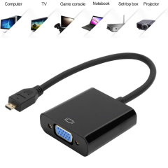 Micro HDMI to VGA Kablo Dönüştürücü Adaptör