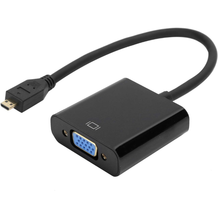 Micro HDMI to VGA Kablo Dönüştürücü Adaptör