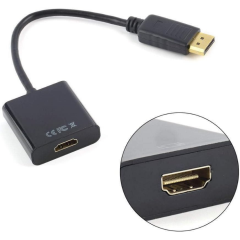 DisplayPort (M) to HDMI (F) Çevirici Dönüştürücü Adaptör