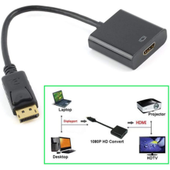 DisplayPort (M) to HDMI (F) Çevirici Dönüştürücü Adaptör
