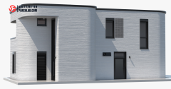 Modern Mimari Maket – 3D Beton Print Simüle