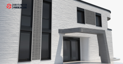 Modern Mimari Maket – 3D Beton Print Simüle