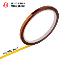 Isıya Dayanıklı Kapton Bant - 5mm x 30m
